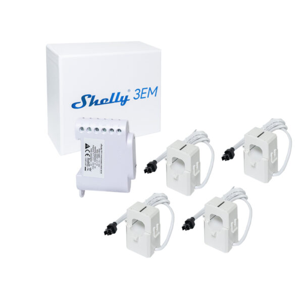 Shelly 3EM avec 4 pinces 120A