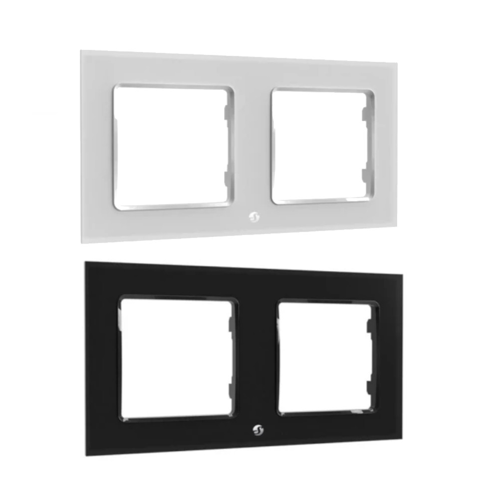 Shelly Wall Frame 2 pour interrupteur mural Blanc ou Noir